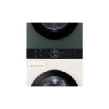 LG Washer with Dryer Fully Automatic Front Loading Washing Machine | DUAL Inverter Heat Pump| Green and Beige Color | FWT1310BG