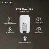 FABER FWG ZIPPY 3.0 Instant Water Geyser | 3 L | White