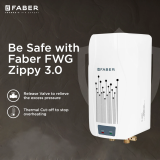 FABER FWG ZIPPY 3.0 Instant Water Geyser | 3 L | White