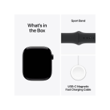 Apple Watch Series 10 | GPS | Cellular | 46mm | S/M | Jet Black Aluminium with Black Sport Band | Jet Black Strap