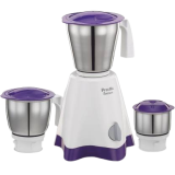 Preethi Crown MG-205 500 W Mixer Grinder with 3 Jars | White/Purple