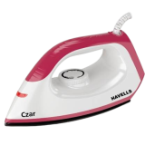 Havells Czar Dry Iron | 1000 W | Ruby And White