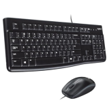 Logitech | Wired USB Keyboard and Mouse | Black | MK120