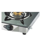 Bajaj CGX2 Eco Glass Top 2 Burner |  Stainless Steel | Black Gas Stove | 450512