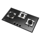 Hindware Aster 3B Glass Automatic Hob | 78 cm | 3 Burner