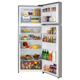 LG 466 L | 2 Star Frost Free Double Door Refrigerator with Door Cooling Plus | Shiny Steel | GL-T492MPZY