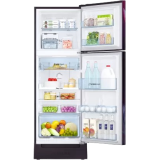 SAMSUNG Frost Free Double Door Refrigerator with Base Drawer | 2 Star | 236 L | Paradise Bloom Purple | RT28C31429R/HL