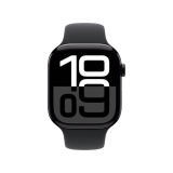 Apple Watch Series 10 | GPS | 46mm | M/L | Jet Black Aluminium Case Sport Band | jet black Strap | MWWQ3HN/A