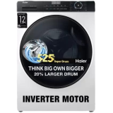 Haier HW80-IM12929C |Super Drum Inverter | Washing Machine Fully Automatic Front Load | 8 kg