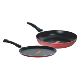 Blueberrys 24cm Nonstick Fry Pan and 24cm Tawa Pan Combo, Gas Stove Support