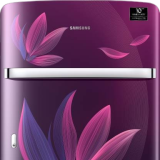 SAMSUNG 198 L Direct Cool Single Door 5 Star Refrigerator with Base Drawer | RR21T2H2W9R/HL | Paradise Purple