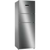 BOSCH Series 4 Frost Free Triple Door Refrigerator | 364 L | 3 Star | VarioInverter Compressor | Smoky Steel | CMC36K03NI