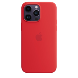 Apple iPhone 14 Pro Max Silicone Case with MagSafe | Red