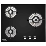 Hindware Ka Hob Nora Plus Stainless Steel Automatic Hob | 3 Burner | 60 CM