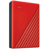 WD My Passport 4 TB External Hard Disk Drive | Red & Black