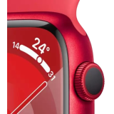 Apple Watch Series 9 | GPS 45mm RED Case & RED Sport Band | Red Strap