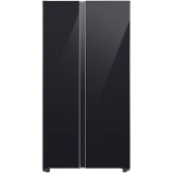 SAMSUNG 653 Litres 3 Star Auto Defrost Side by Side Refrigerator with Twin Cooling Plus | RS76CB811333HL | Glam Deep Charcoal