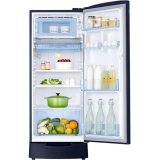 Samsung Single Door Refrigerator | 183 L | 3 Star | Midnight Blossom Blue | RR20D1823UZ/HL