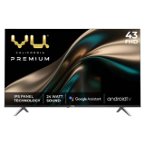 Vu Premium TV | Full HD | 108 cm (43 Inch ) | LED Smart Android TV | 43GA | Android