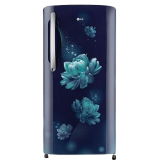 LG Direct Cool Single Door Refrigerator  | GL-B211HBCD | 201 Ltr/3 Star | Blue Charm Finish