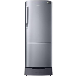 SAMSUNG 230 L Direct Cool Single Door 3 Star Refrigerator | RR24A282YS8/NL |  Elegant Inox