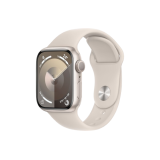 APPLE WATCH SERIES 9 41MM | S/M SIZE | GPS STARLIGHT ALUMINIUM STARLIGHT SPORT BAND