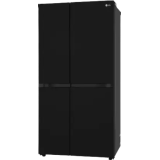 LG Frost Free Side by Side Refrigerator | GL-B257DBMX | 655 L | Black Glass