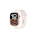 Apple Aluminium Case Sport Band Light Blush Strap |  Watch Series 10 | GPS | 46mm | M/L Rose Gold | MWWU3HN/A