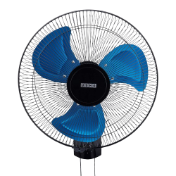 USHA Colossus Wall Fan | Rust Free Aluminium Blade | 400mm  | Blue