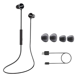 PHILIPS Upbeat | Spash Proof design Bluetooth | Black, Silver | TAUN102BK/00