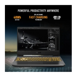 ASUS TUF Gaming Laptop A15 |  AMD Ryzen 5  Core 7535HS | 16 GB | 512 GB SSD | 15.6 Inch | Graphite Black | FA506NC-HN083W