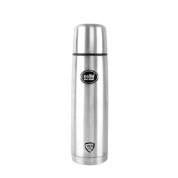 Cello Easy Style Double Walled Flask with Thermal Jacket | Hot and Cold | 750ml | Stainless Steel | Silver