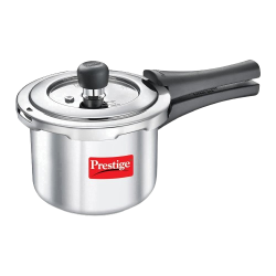 Prestige Popular Svachh Outer Lid Induction Bottom Pressure Cooker | 1.5 L | Stainless Steel | Silver | 20192