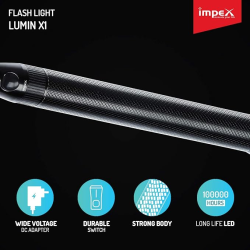 Impex Lumin-X1 Flashlight | 200 mm