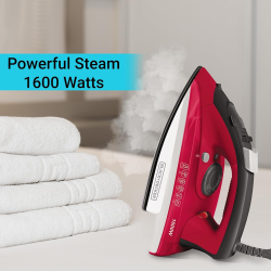 Black & Decker | Steam Iron | 1600 W | Red | BXIR1601IN