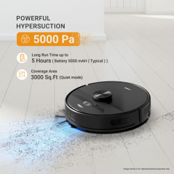 Eureka Forbes Smart Clean with Home Mapping Pro Vacuum Cleaner | Black