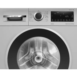 BOSCH Series 6 Fully Automatic Front Load Washer Dryer | 10.5/6 kg | 5 Star | Silver | WNA264U9IN