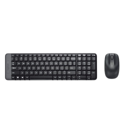 Logitech Wireless Keyboard and Mouse Combo | MK220 | Black | MK220