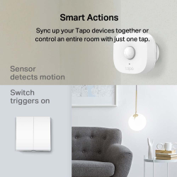 Tp-Link Tapo S220 Smart Light Switch | 2 Gang 1 Way | remote And Voice Control | White