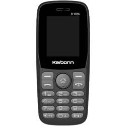 Karbonn K109i Keypad Mobile Phone | Black Grey