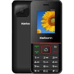 Karbonn K121i Dual Sim Keypad Mobile Phone | Black Red