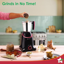 Wonderchef Select Mixer Grinder | 750W  | 4 Jar | Black