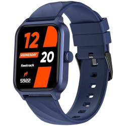 Fastrack Rider Plus Smart Watch | SingleSync BT Calling | Blue