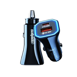 Salpido Vitor Series Dualpower Car Charger | 30W Led | GD-WC-20