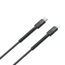 Salpido Ranger Braid Series | 25W | Type C To Lightning Data Cable | Black | SDC 20 C -L