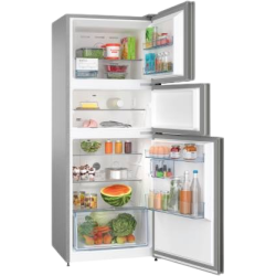 Bosch Series 4 Triple Door Refrigerator  | 303 L | Frost Free Convertible | Shiney Silver | CMC33S03NI