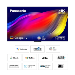 Panasonic Smart LED Google Tv | 43 Inch | 4K Ultra HD | Black | TH 43MX740DX