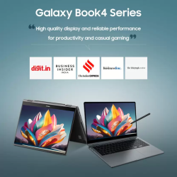 Samsung Galaxy Book4 360 2 in 1 Laptop | Intel Core 5 120U | 16 GB | 512 GB SSD | 15.6 Inch | Gray | NP750QGK LG1IN