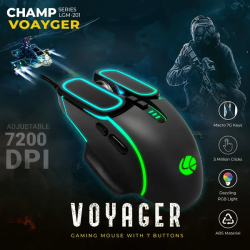 Lapcare Voyager Champ Gaming RBG Mouse | 7200dpi | LGM-201