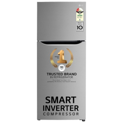 LG Frost Free Refrigerator | Smart Inverter Compressor | 242 L | Shiny Steel | GL-N292DPZY APZZEBN